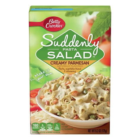 Betty Crocker Suddenly Salad Creamy Parmesan Pasta Salad Mix 62 Oz Box