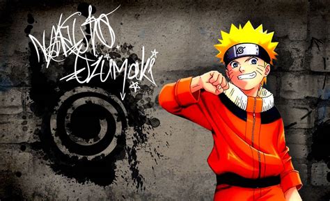 Download Caption: Uzumaki Naruto Displaying Jinchuriki Seal on Laptop Screen Wallpaper ...