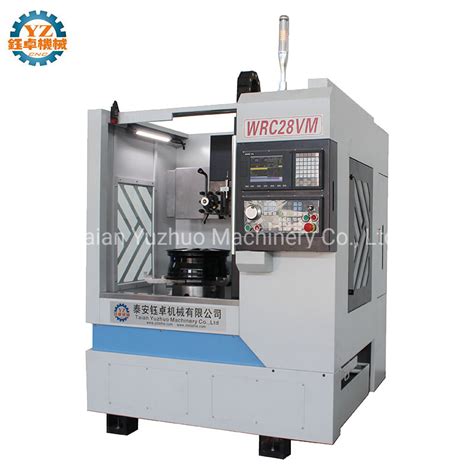 Vertical Diamond Cutting Wheel CNC Lathe Wrc28vm CNC Wheel Making