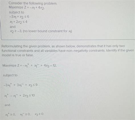 [solved] Consider The Following Problem Maximize Z X1 4x2