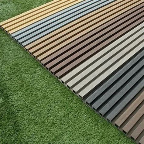 Combination Louver Exterior Wpc Fluted Wall Panel For Building