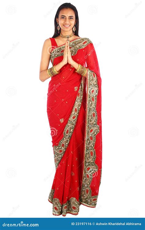 Young Indian Girl In Traditional Clothing Royalty Free Stock Image