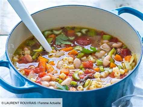 Minestrone Rapide D Couvrez Les Recettes De Cuisine De Femme Actuelle