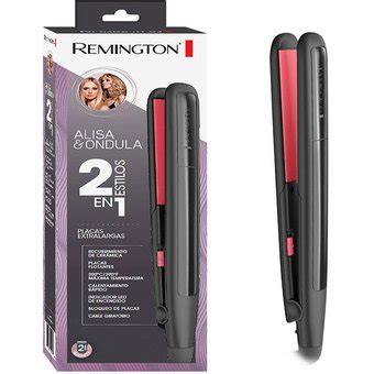 Plancha De Cabello Remington En Alisa Y Ondula Original Eudora