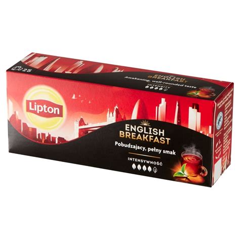 Lipton English Breakfast Herbata Czarna G Torebek Zakupy