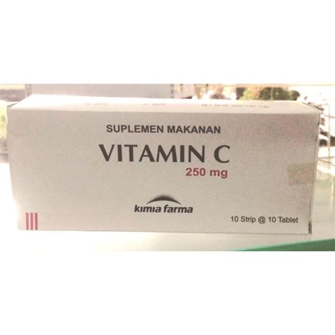 Jual Vitamin C Mg Kimia Farma Strip Tablet Shopee Indonesia