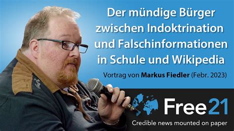 Indoktrination Und Falschinformationen In Schule Und Wikipedia