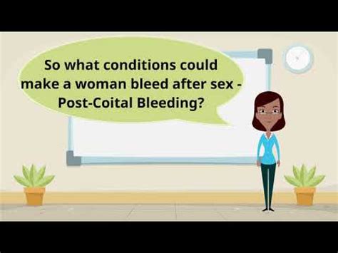 What Causes Post Coital Bleeding Bleeding After Sex YouTube