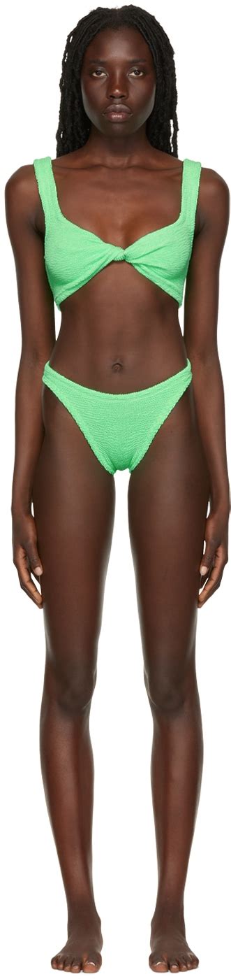 Buy Hunza G Orange Juno Bikini Lime At Off Editorialist