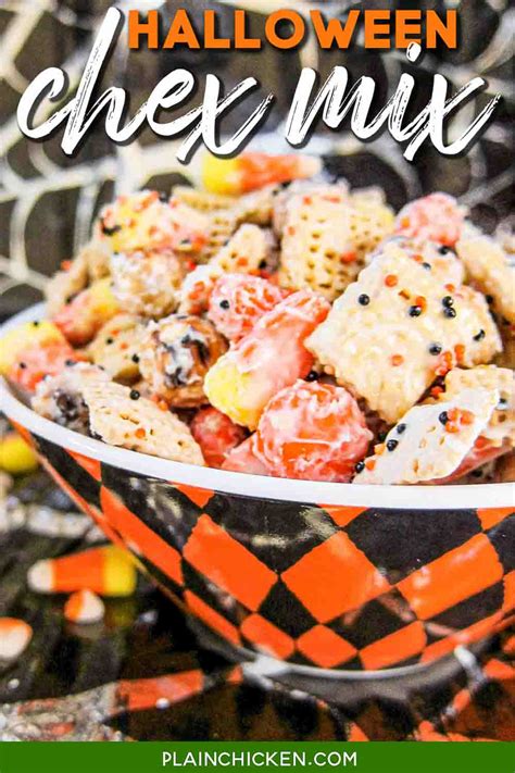 Halloween Chex Mix - Plain Chicken