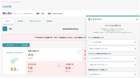 ミキワメ、chatgptを活用した「ミキワメai」にマネジメントのアドバイス機能を搭載｜リーディングマークのプレスリリース