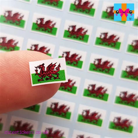 Welsh Flag Mini Planner Stickers - Cute Stickers