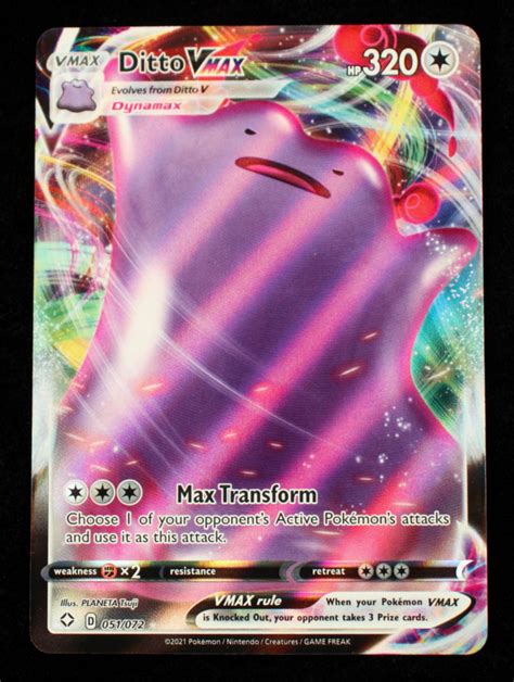 Ditto Vmax 2021 Pokemon Sword And Shield Shining Fates 51 Pristine