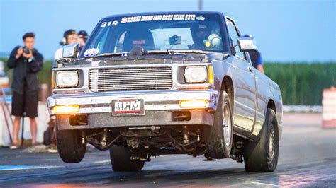 Twin Turbo S10 Posts 8 Second Quarter Mile Drag Racing