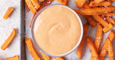 Sweet Potato Fry Dip Easy 5 Ingredient Recipe