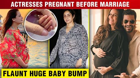 Bollywood Actresses Who Got Pregnant Before Marriage Dia Mirza Neha Dhupia Sridevi And More