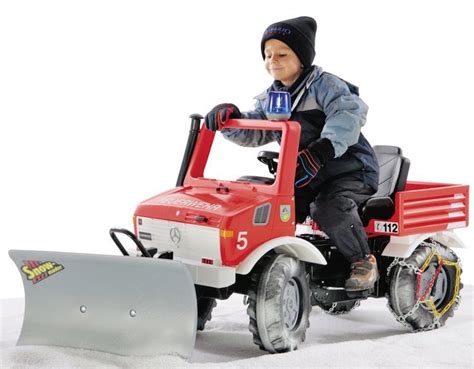 Rolly Toys Fire Brigade Truck: The Ultimate Pedal-Powered Kid Snow Plow