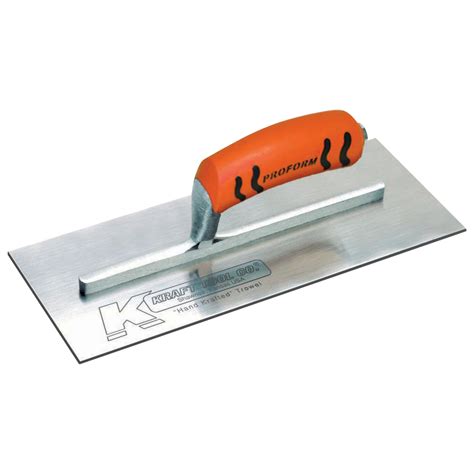 Kraft Tool Co X Carbon Steel Drywall Trowel With Proform