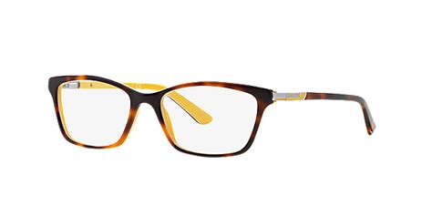 Frames Womens Ralph Lauren Full Square Glasses In Tortoise Ra7044