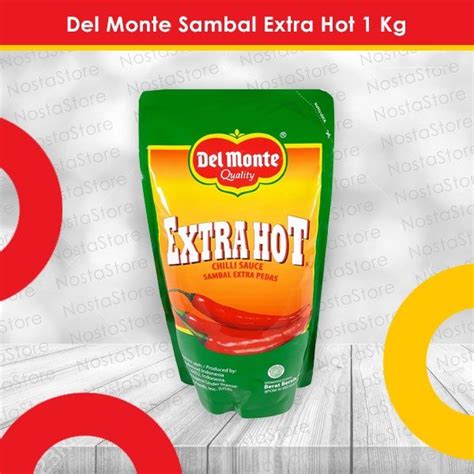 Delmonte Saus Sambal Extra Hot Kemasan Refill 1kg Lazada Indonesia