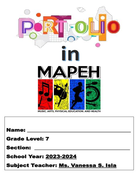 Portfolio in Mapeh Format | PDF