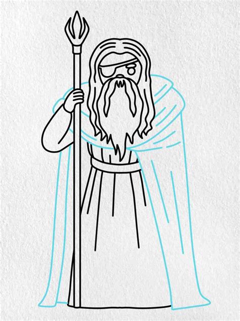 How to Draw Odin - HelloArtsy