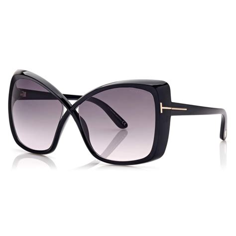 Tom Ford Jasmin Sunglasses Oversize Butterfly Sunglasses Black Ft0943 Avvenice