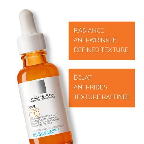 Pure Vitamin C10 Sérum Visage Anti âge La Roche Posay