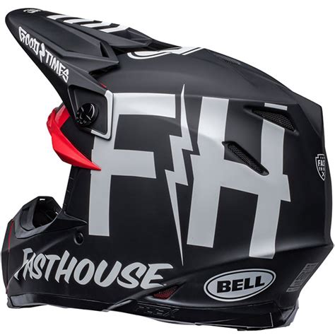 Bell Moto 9S Flex Fasthouse Tribe Matt Gloss Black White FREE