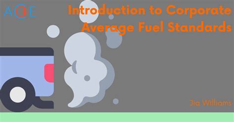 Introduction To Corporate Average Fuel Cafe Standards Ace