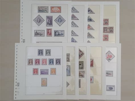 Monaco 1956 1959 4 années complètes de timbres avec poste Catawiki