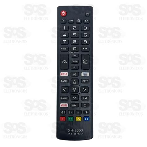 Controle Remoto LG LCD Netflix E Prime Video XH 9053