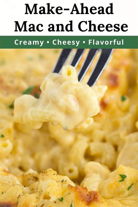 Make Ahead Mac And Cheese Recipe