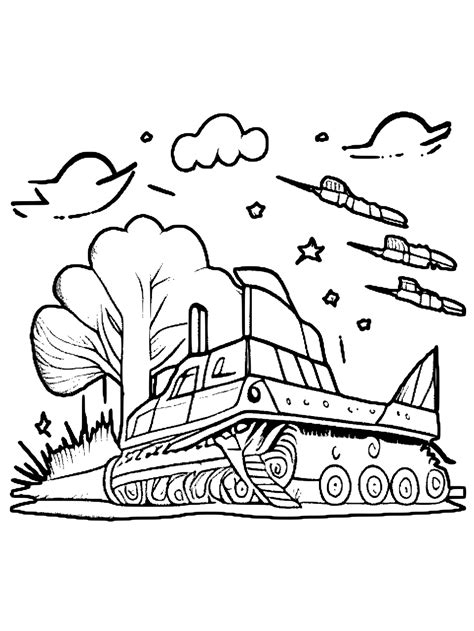 Coloring Page World War · Creative Fabrica