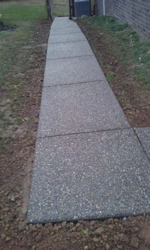 Sidewalk Exposed Aggregate Kenney Concrete