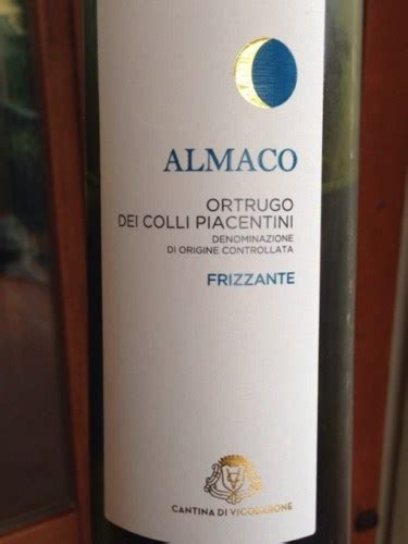 Vicobarone Almaco Ortrugo Dei Colli Piacentini Frizzante Vivino Us