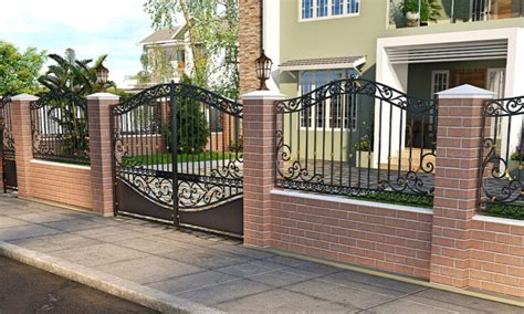 desain dinding pagar rumah memilih  berbagai dinding