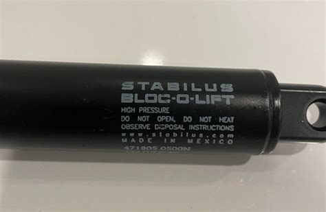 Stabilus Bloc O Lift 471805 0500N Gas Spring Shock High Pressure NEW