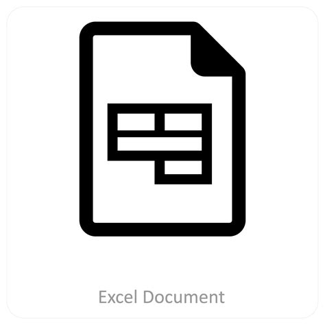 Excel Document and sheet icon concept 25903415 Vector Art at Vecteezy