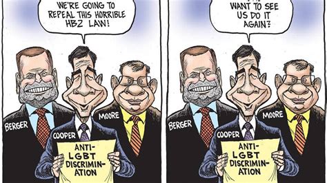 Kevin Siers Cartoon On North Carolinas Repeal And Reset Of Anti Lgbt