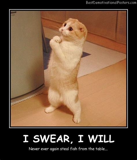 I Swear I Will - Demotivational Poster