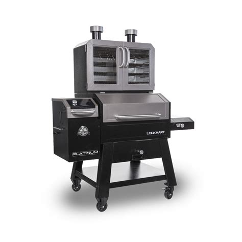 Pit Boss Lockhart Platinum Pellet Smoker Combo Grill Creekside Hearth