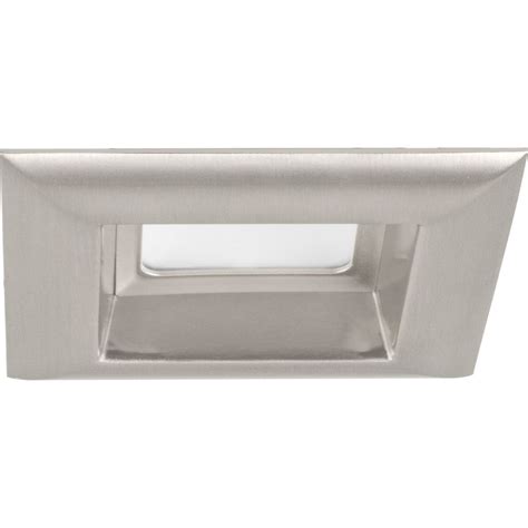 Progress Lighting Led Retrofit Square Collection 4 Inch Brushed Nickel