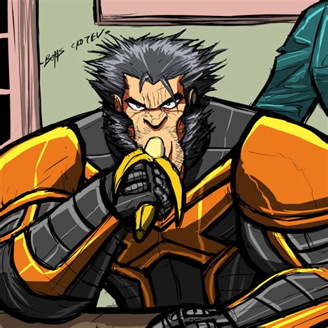 iconic wolverine sceneearth  version  artfrenzyboris