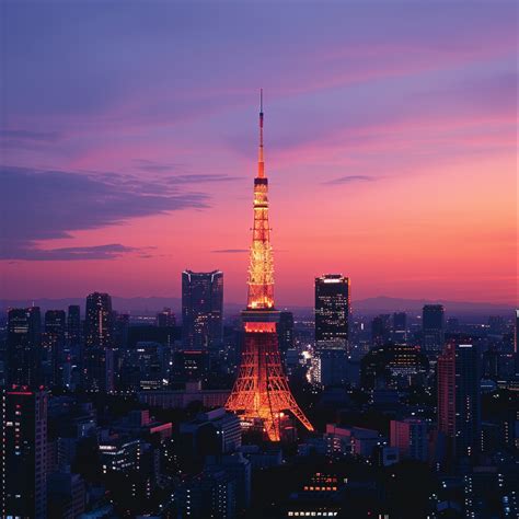 Tokyo Tower Twilight Avatar By Bluetechwizard