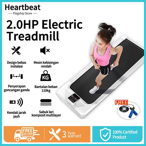 Jual Heartbeat Treadmill Elektrik Listrik Walking Pad Running Pad