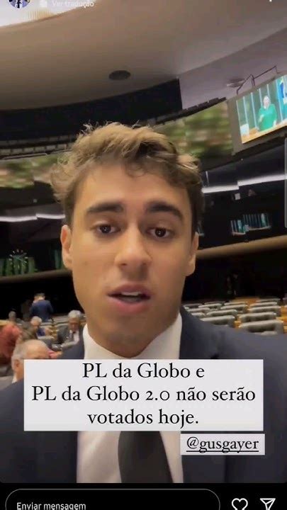 Pl Da Globo Não Será Votado Hoje 2224 Nikolas Fica Atento Youtube