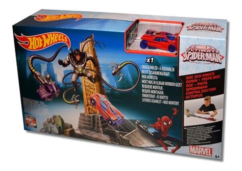 Pista Hot Wheels Homem Aranha Dr Octopus Brinquedo Mattel Usado Enjoei