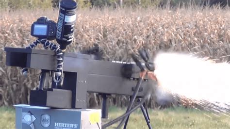 Watch This Homemade Electromagnetic Gun Vaporize A Piggybank | IFLScience