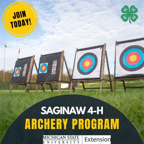 4-H Archery Program - Fall 2023 - Saginaw County